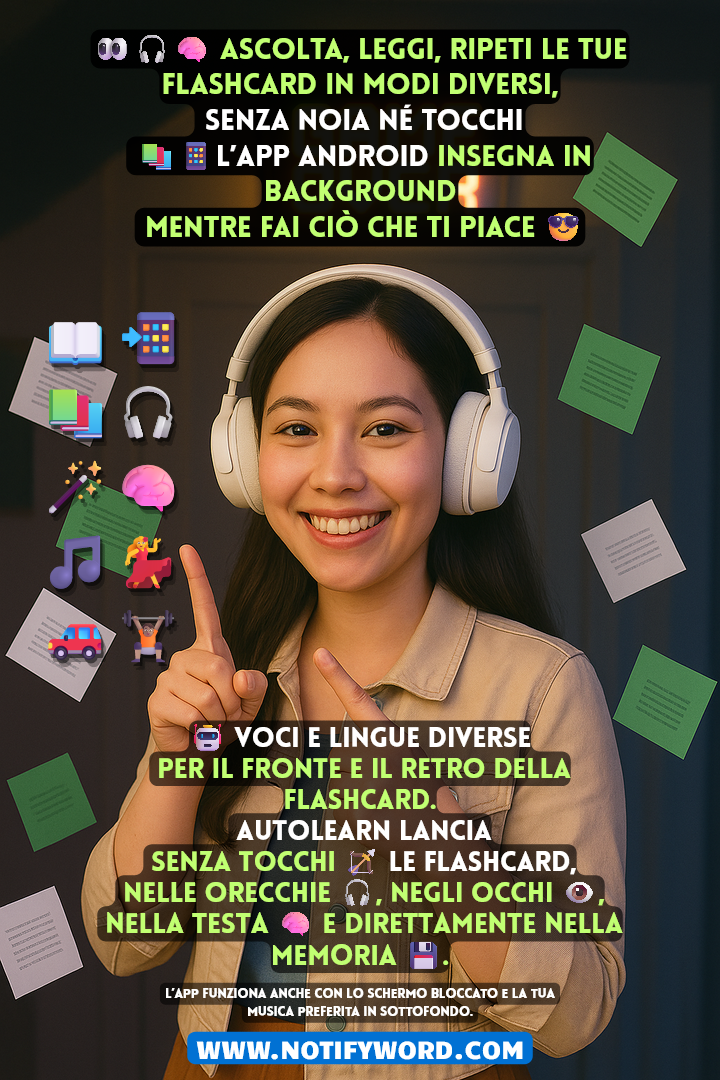 Le flashcard vocali si leggono da sole in modi diversi
